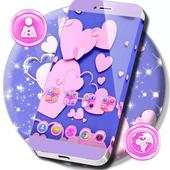 Cute Blue Pink Launcher Theme 1.264.1.41