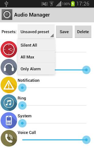 Audio Manager screenshot 2