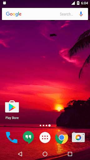 Sunset Live Wallpaper - Flying Bird LWP screenshot 4