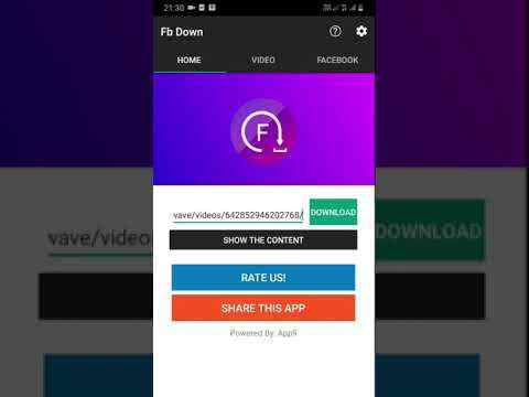 Video Downloader For Facebook : FB Video Download screenshot 1