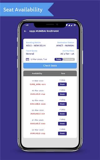 Indian Railway IRCTC Info App screenshot 2