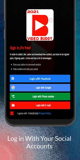 VIDEO BUDDY: HD CINEMA / TV SHOW & LIVE CHANNEL स्क्रीनशॉट 1