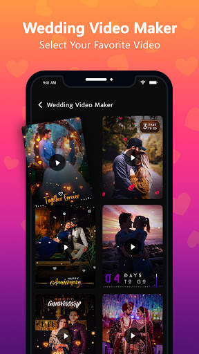 Wedding Video Maker - Anniversary Video Maker screenshot 4