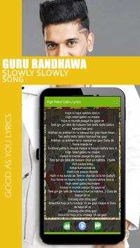 Slowly Slowly Song Lyrics - Guru Randhawa screenshot 4