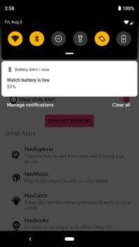 Wear OS Custom Battery Alert on Phone or Watch скриншот 3
