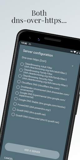 Nebulo - DNS Changer for DNS over HTTPS/TLS screenshot 3