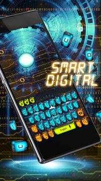 Smart  Digital Keyboard Theme screenshot 2