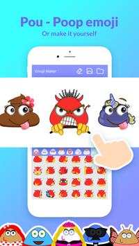 Pou Emoji Maker Animoji Phone X- Game Pou for Free screenshot 3
