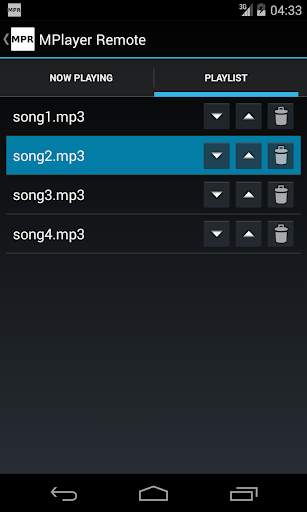 MPlayer Remote screenshot 2