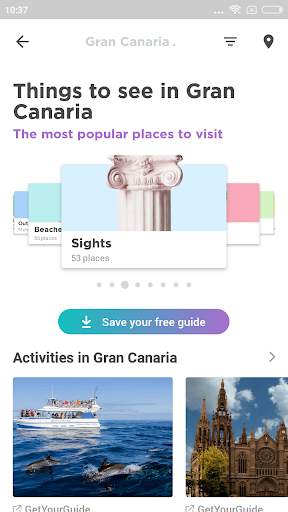 Gran Canaria Travel Guide in English with map screenshot 2