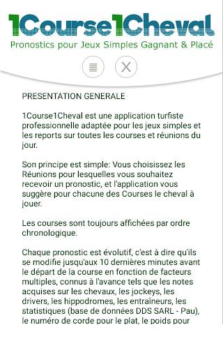 1Course 1Cheval - Pronostic d'un cheval par course screenshot 8