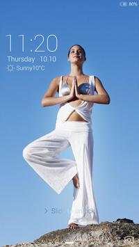 Sexy girl - yoga # iDO Theme screenshot 1