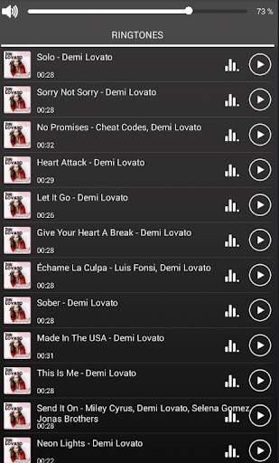 Demi Lovato Ringtones Free screenshot 2