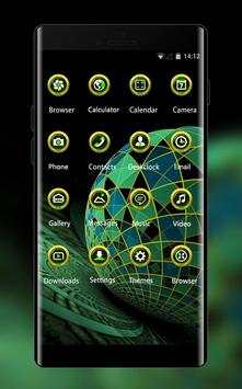 Fantasy geometry theme ball surface wallpaper скриншот 2
