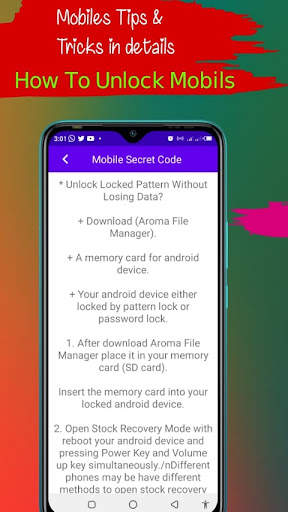 Mobile Secret Code & Android Tips Tricks 2021 screenshot 8