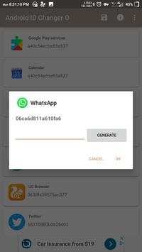 Android Deivce ID Changer Oreo 2 تصوير الشاشة