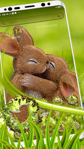 Rabbit Love Theme Launcher screenshot 1