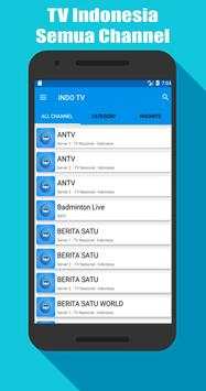 Indo TV -  Nonton Bola Live Streaming Indonesia screenshot 1