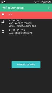 Wifi router setup screenshot 1