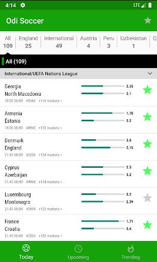 Odi Soccer - All Trending Upcoming Soccer games screenshot 1