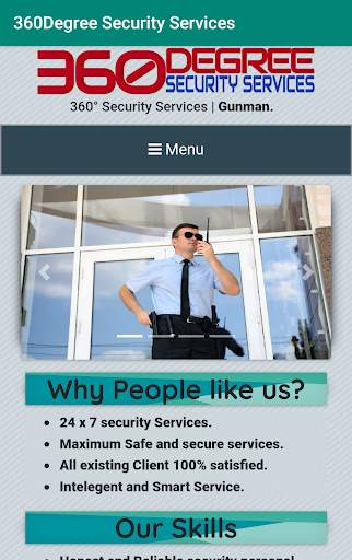 360 Degree Security Services - BodyGuard, Gunman. скриншот 5