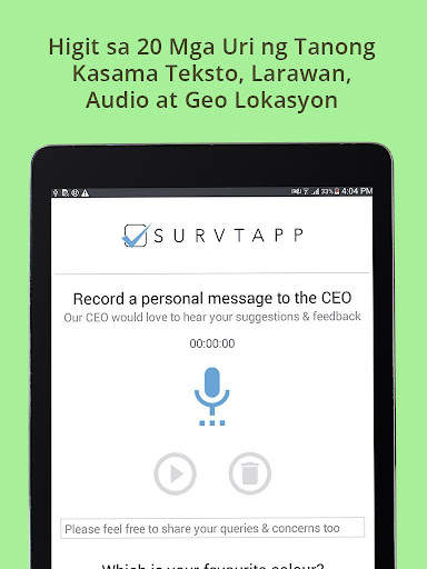 Survtapp Offline Survey App screenshot 9