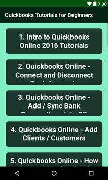Learn quickbooks Tutorials Full for Beginners screenshot 1