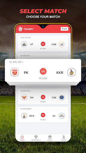 Team11 : Fantasy Cricket App screenshot 2