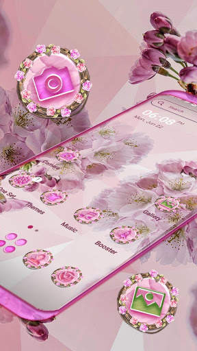 Cherry Blossom Sakura Launcher Theme screenshot 1