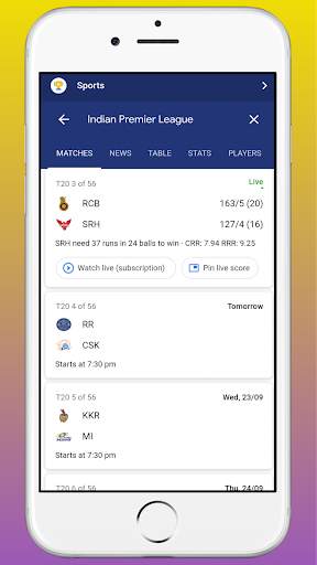 IPL 2020 - GL & SL DREAM TEAMS,LIVE SCORE screenshot 4
