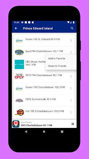 Radio Canada App   Radio Onlin screenshot 3
