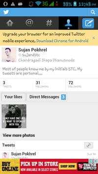 Super lite Twitter screenshot 2