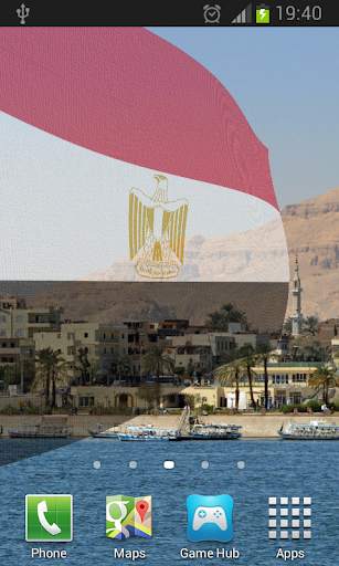 Egyptian Flag Live Wallpaper screenshot 4