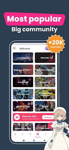 +9000000 Anime Live Wallpapers screenshot 7