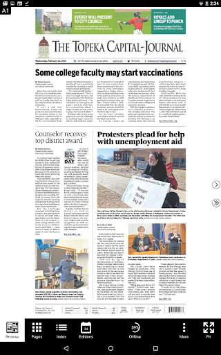 Topeka Capital-Journal Print Edition 4 تصوير الشاشة