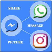 SHARE MESSAGE PICTURE icon