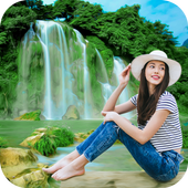 Waterfall Photo Frames : Waterfall Photo Editor icon