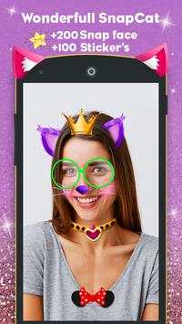 snapcat face camera live animal: snap photo editor screenshot 1