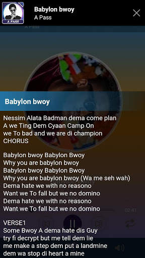 A Pass songs, offline screenshot 3