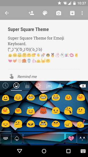Super Square Emoji Keyboard screenshot 2