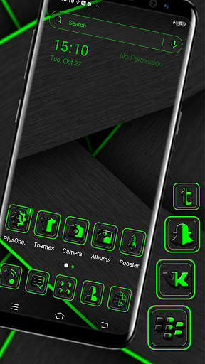 Green Black Theme For Launcher screenshot 1