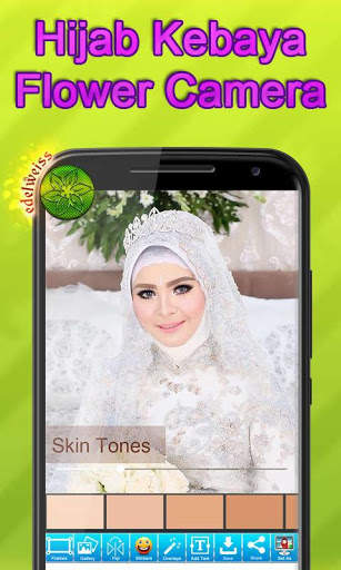 Hijab Kebaya Flower Camera screenshot 6
