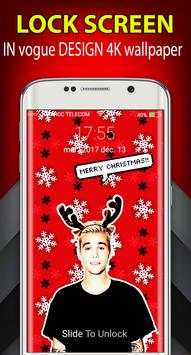 Justin Bieber lock screen Themes JB Snap wallpaper screenshot 1