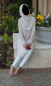 Hijab Lady Jeans Style Photo Frames screenshot 1
