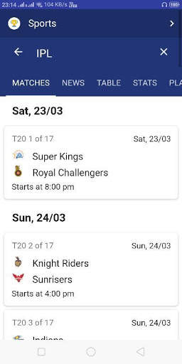 IPL_2019 LIve Score screenshot 2