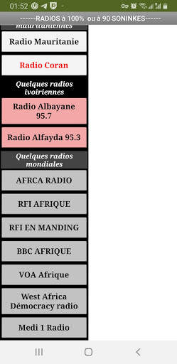 Radios soninkes screenshot 5