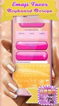 Emoji Faces Keyboard Design screenshot 4