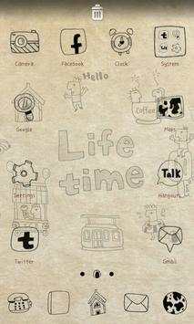 Life time go launcher theme screenshot 2