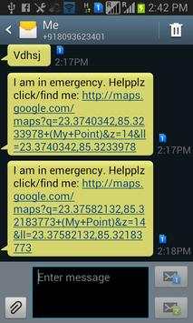 SOS Location Messenger HELP screenshot 5