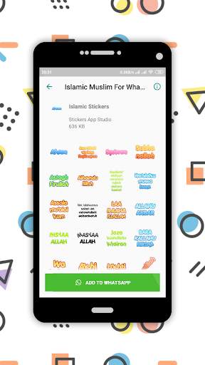 Islamic Muslim Stickers For Whatsapp screenshot 7